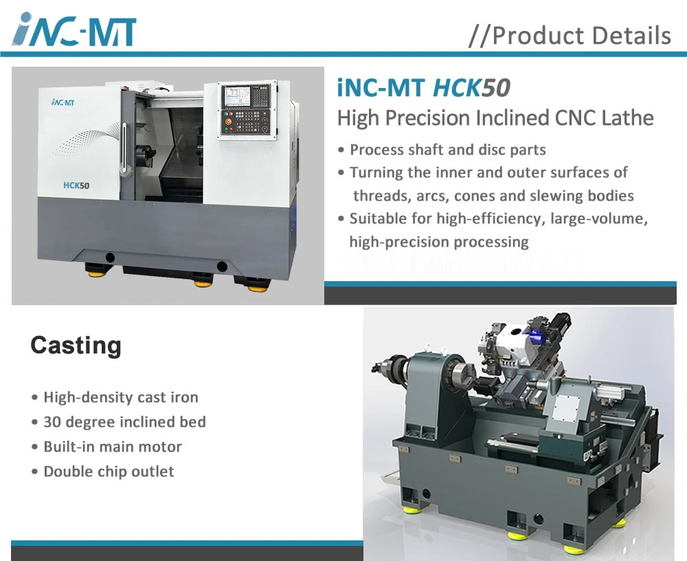 Slant Bed 8 Chuck Metal Turning CNC Lathe Machine